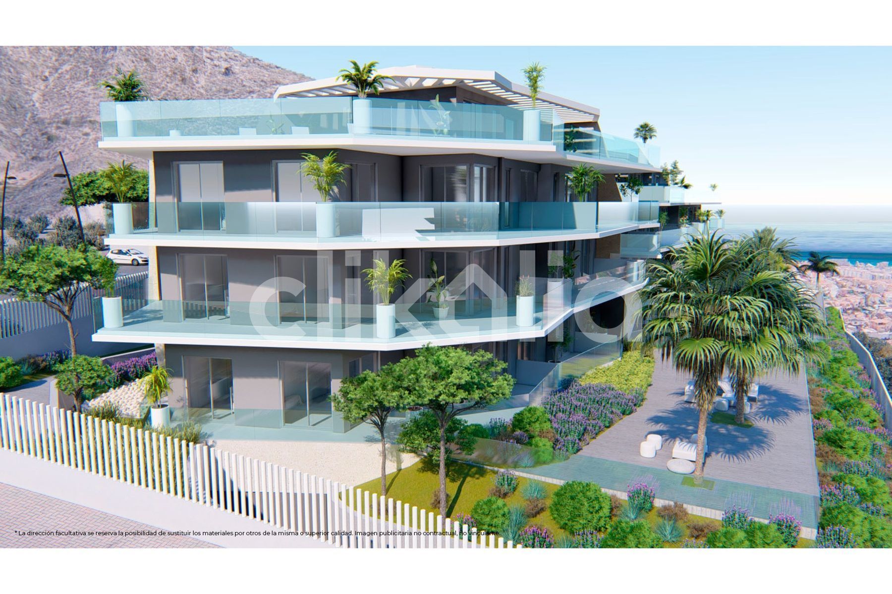 Exterior view of Flat for sale in Benalmádena  with Air Conditioner, Heating and Private garden