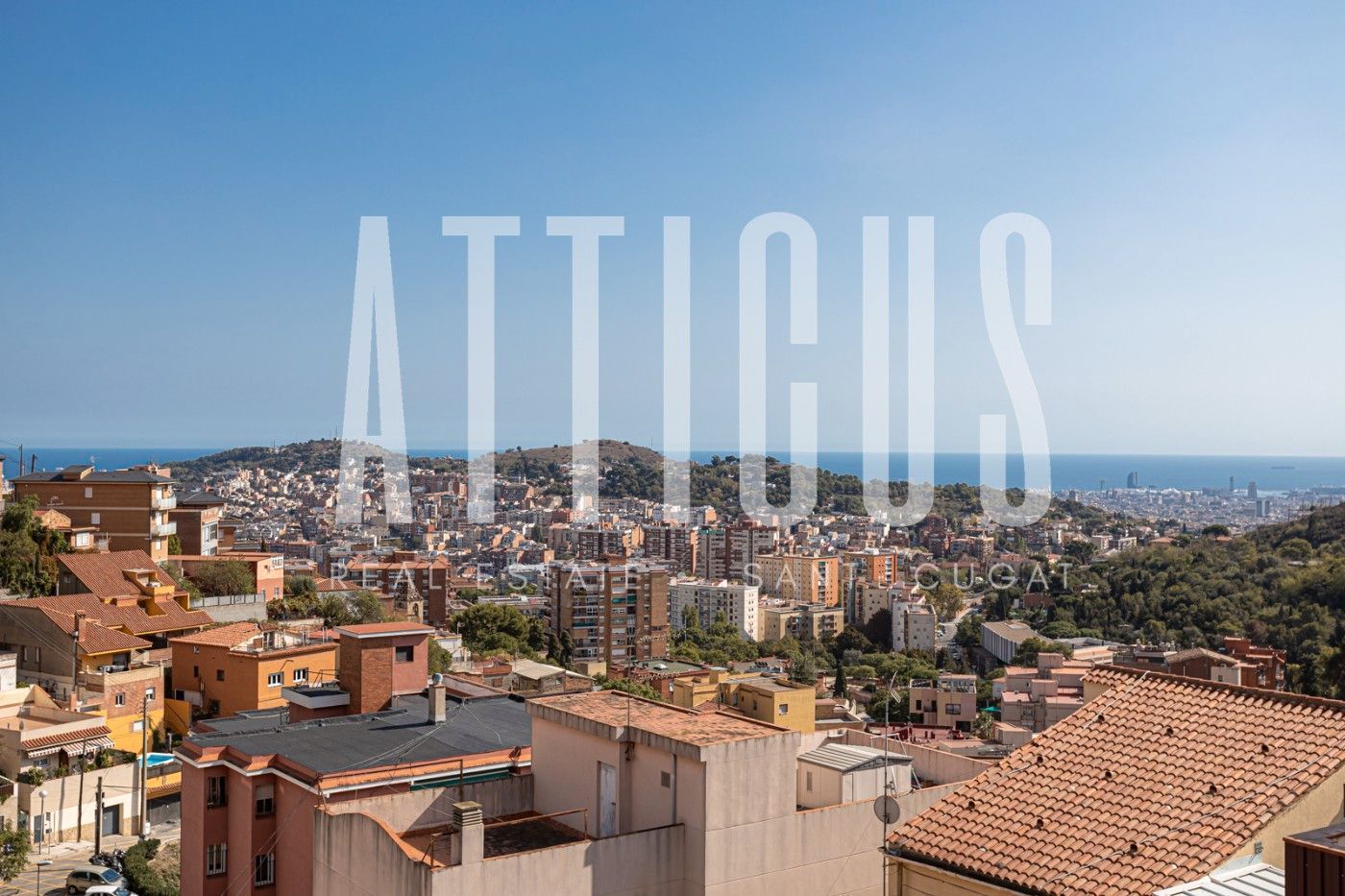 Vista exterior de Casa adosada en venda en  Barcelona Capital amb Aire condicionat, Calefacció i Parquet