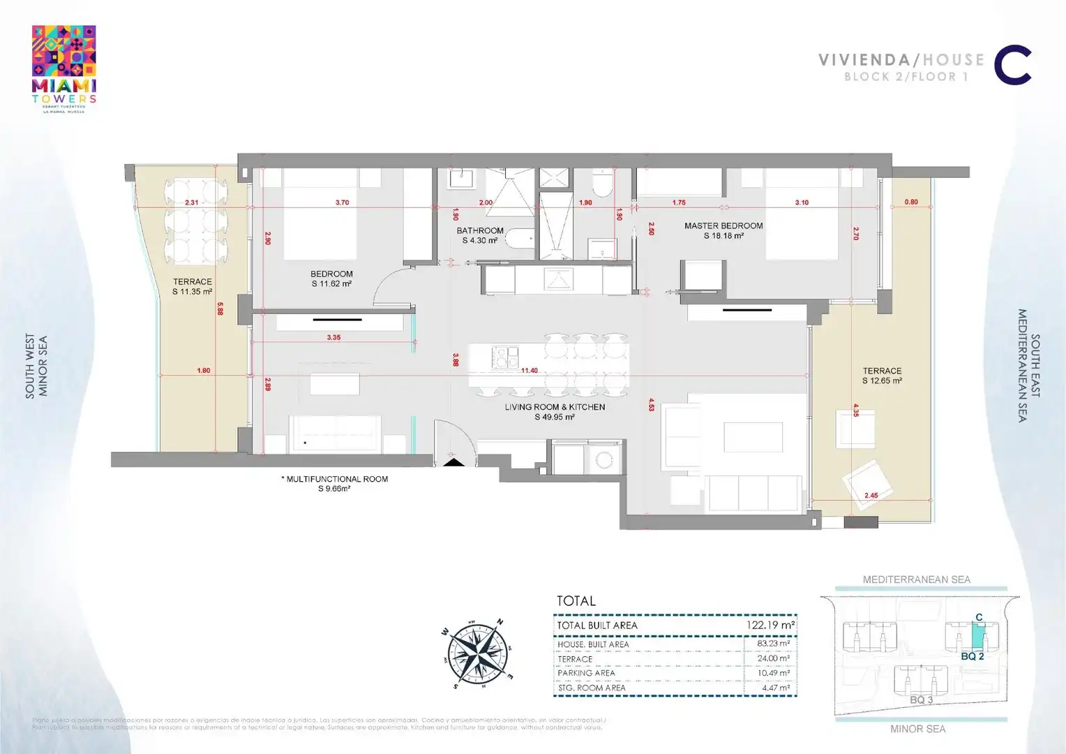 Apartament en venda en La Manga del Mar Menor