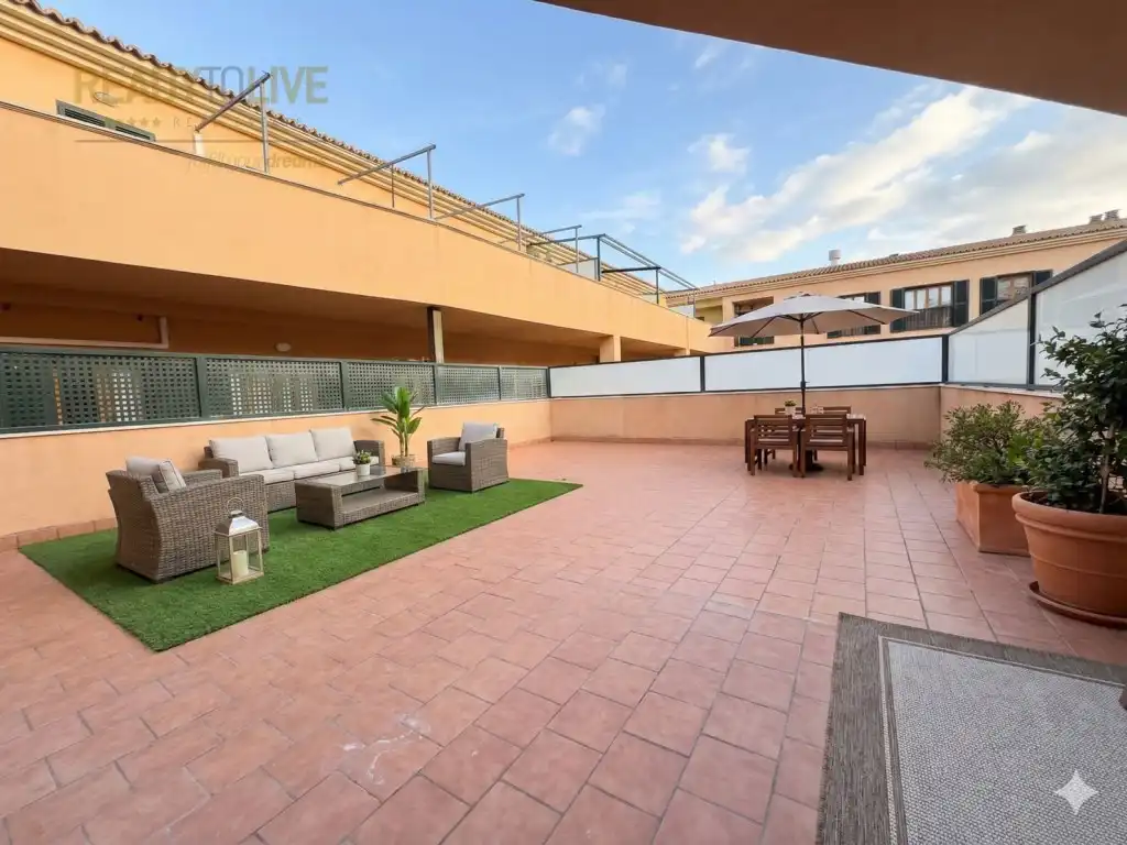 Terrace of Flat for sale in Alcúdia  with Air Conditioner, Terrace and Furnished