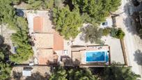 Vista exterior de Casa o xalet en venda en Tibi amb Aire condicionat, Jardí privat i Terrassa
