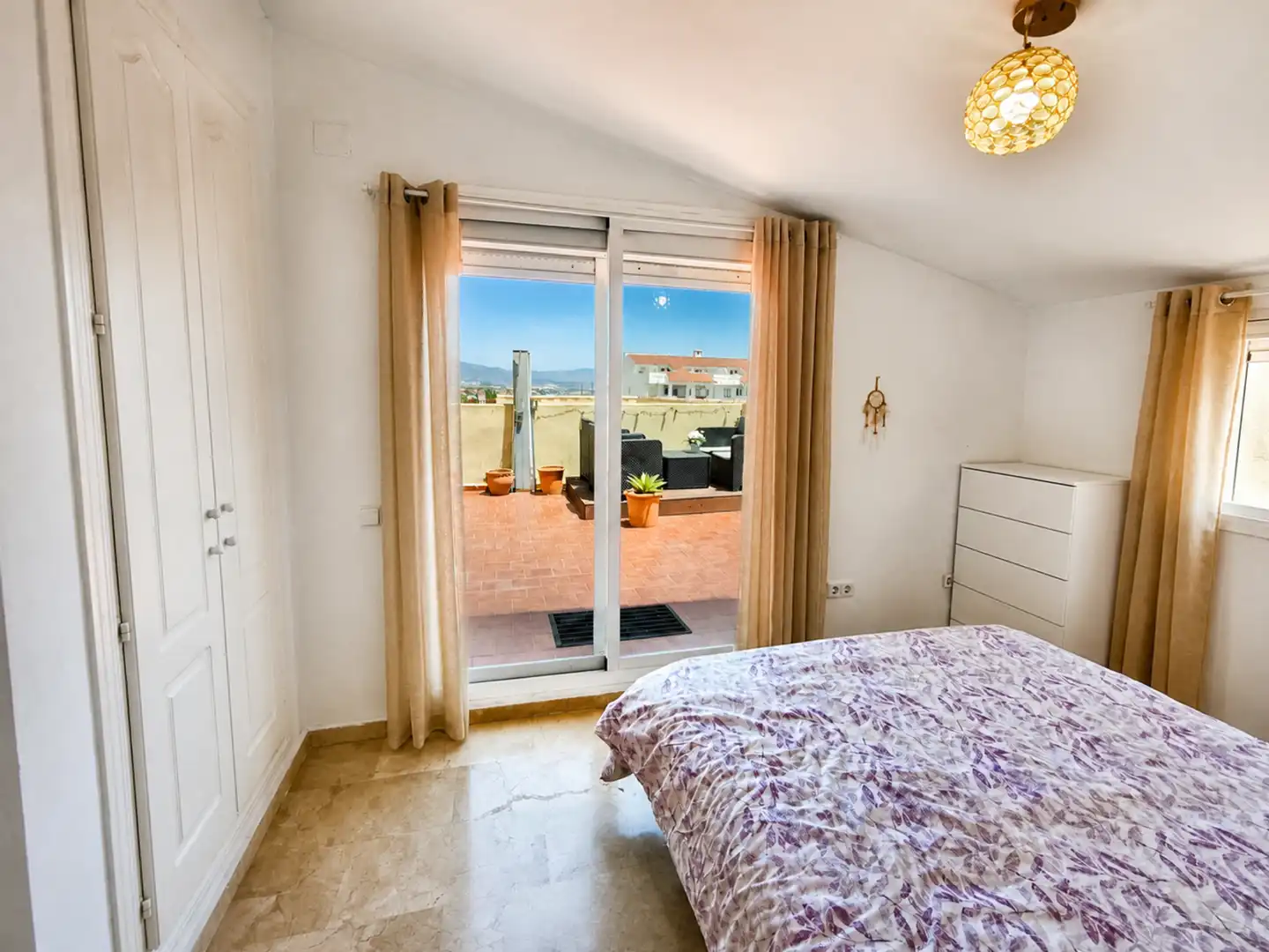 Bedroom of Attic for sale in Manilva  with Air Conditioner, Terrace and Swimming Pool