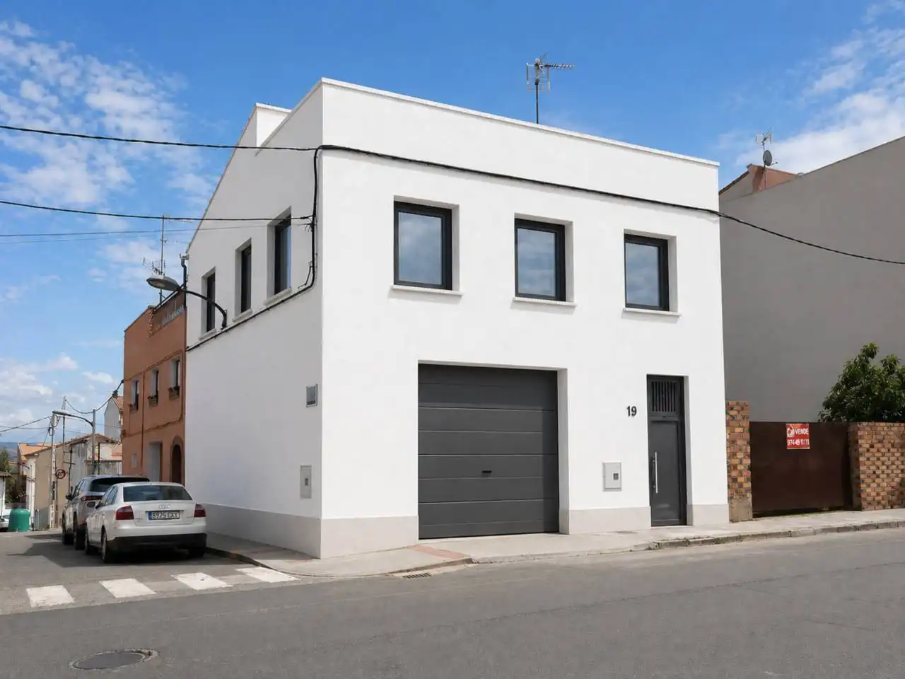 Exterior view of Houses for sale in Binéfar  with Heating, Terrace and Furnished