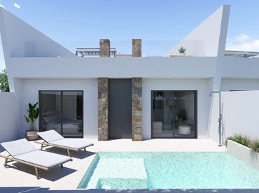 Casa di nuova costruzione con piscina in vendita a Roldán