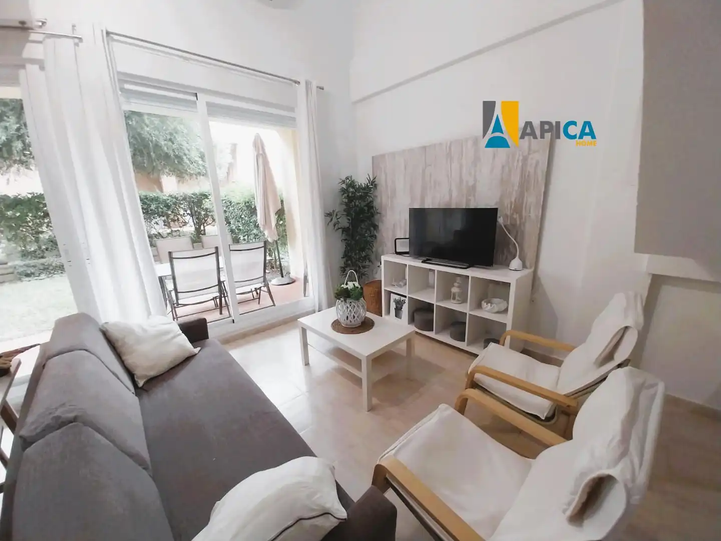 Sala de estar de Dúplex en venta en Barbate con Aire acondicionado, Jardín privado y Terraza