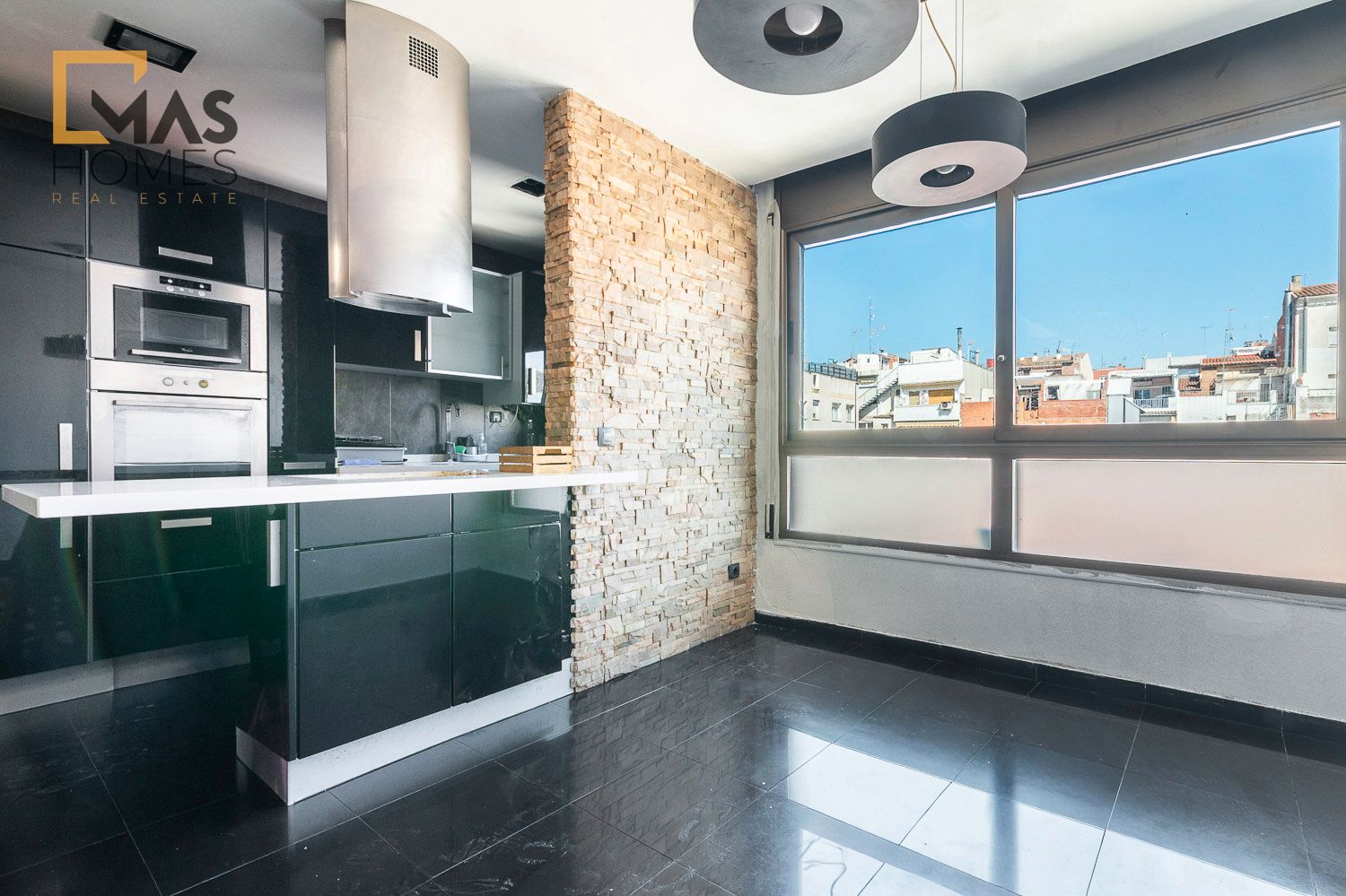 Cocina de Piso en venta en Sabadell con Aire acondicionado, Calefacción y Parquet
