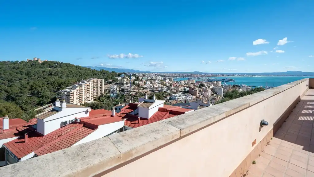 Vista exterior de Ático en venta en  Palma de Mallorca con Aire acondicionado, Calefacción y Terraza