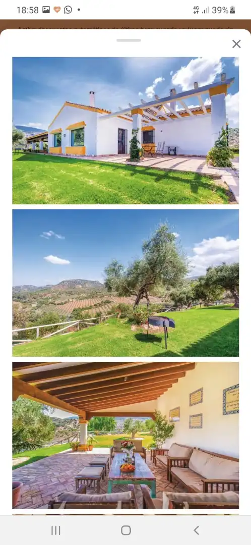 Jardí de Finca rústica en venda en Puerto Serrano amb Aire condicionat, Calefacció i Jardí privat