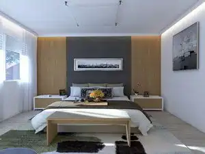 Dormitori de Casa o xalet en venda en Ciudad Real amb Calefacció i Jardí privat