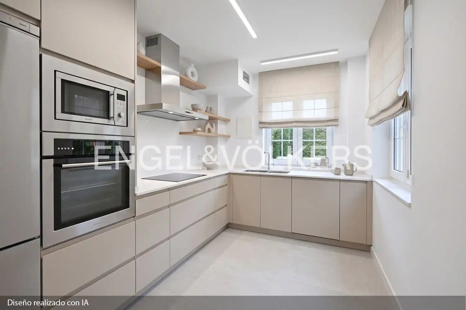 Cocina de Casa o chalet en venta en Santa Cruz de Bezana con Aire acondicionado, Calefacción y Jardín privado