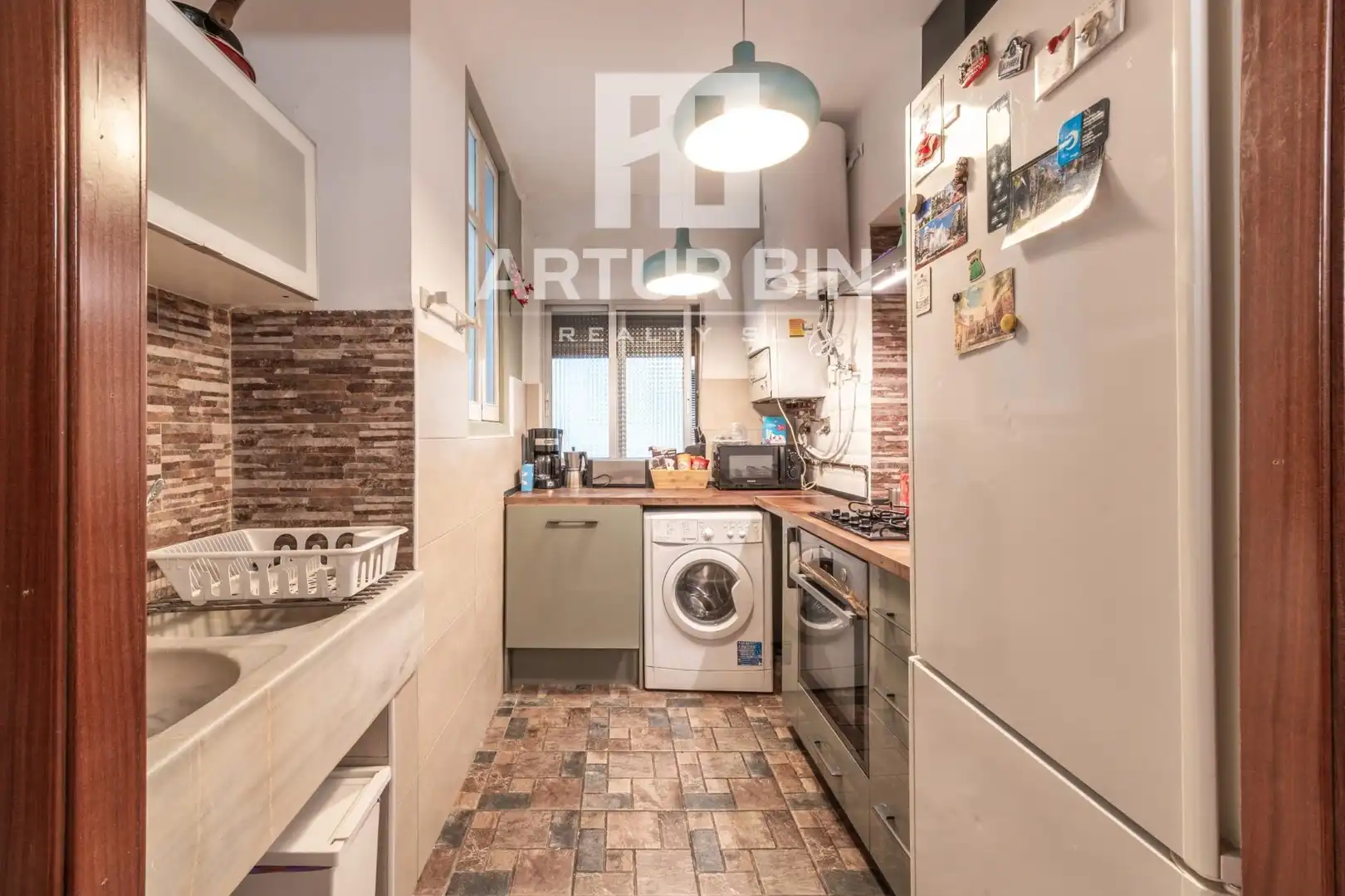 Cocina de Apartamento en venta en Valencia con Terraza