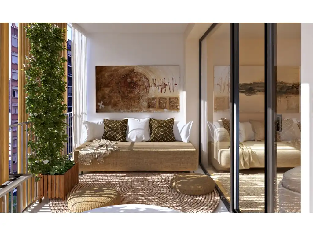 Sala d'estar de Apartament en venda en  Palma de Mallorca amb Aire condicionat, Jardí privat i Terrassa