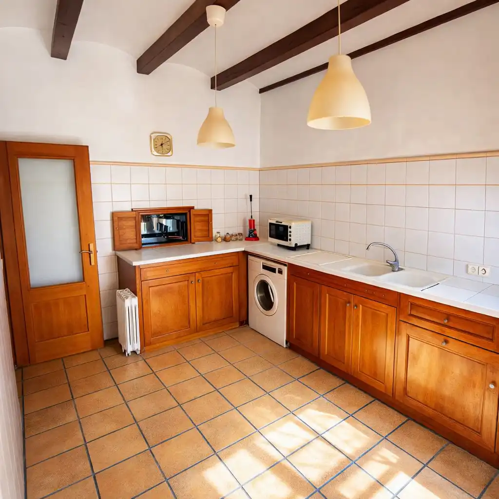 Cocina de Casa adosada en venta en Xàtiva con Aire acondicionado, Terraza y Amueblado