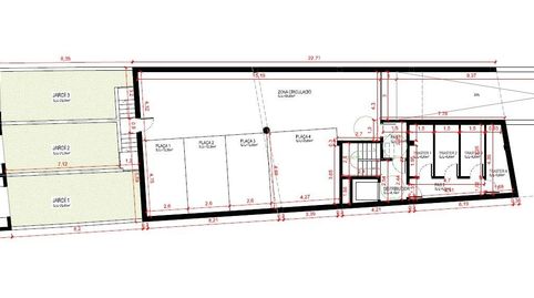 SOLAR EN VENTA EDIFICABLE CON PROYECTO HECHO, DE 4 VIVIENDAS Y GARAJE