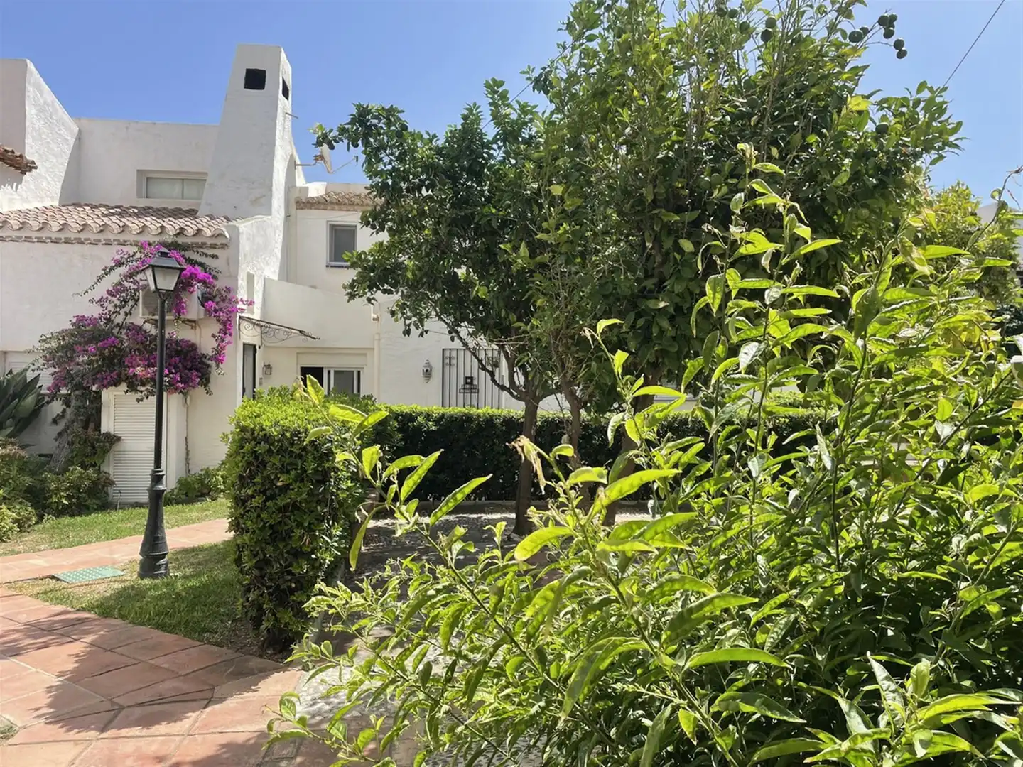 Garden of Apartments for sale in Estepona  with Air Conditioner and Terrace