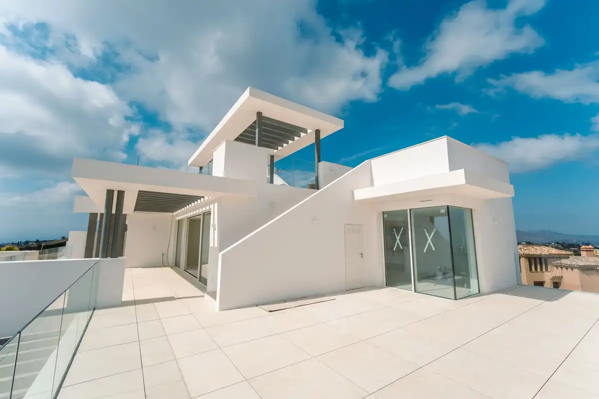 Vista exterior de Dúplex en venta en Ojén con Terraza, Trastero y Piscina