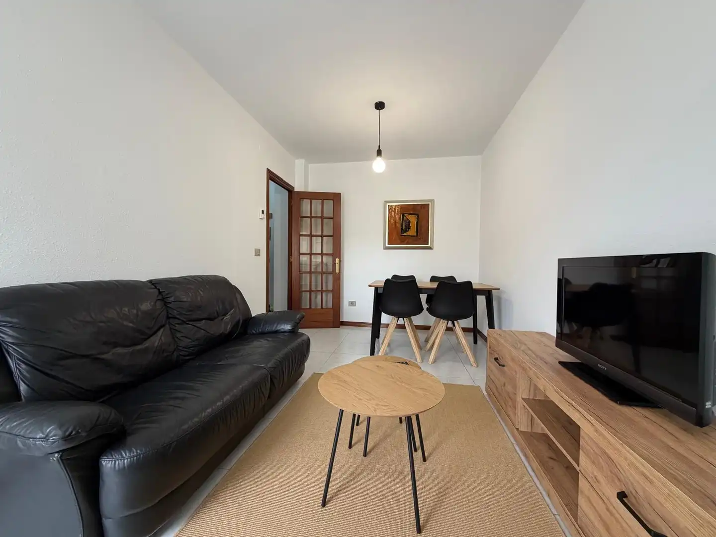 Living room of Flat for rent in Lugo  with Heating, Storage room and Furnished