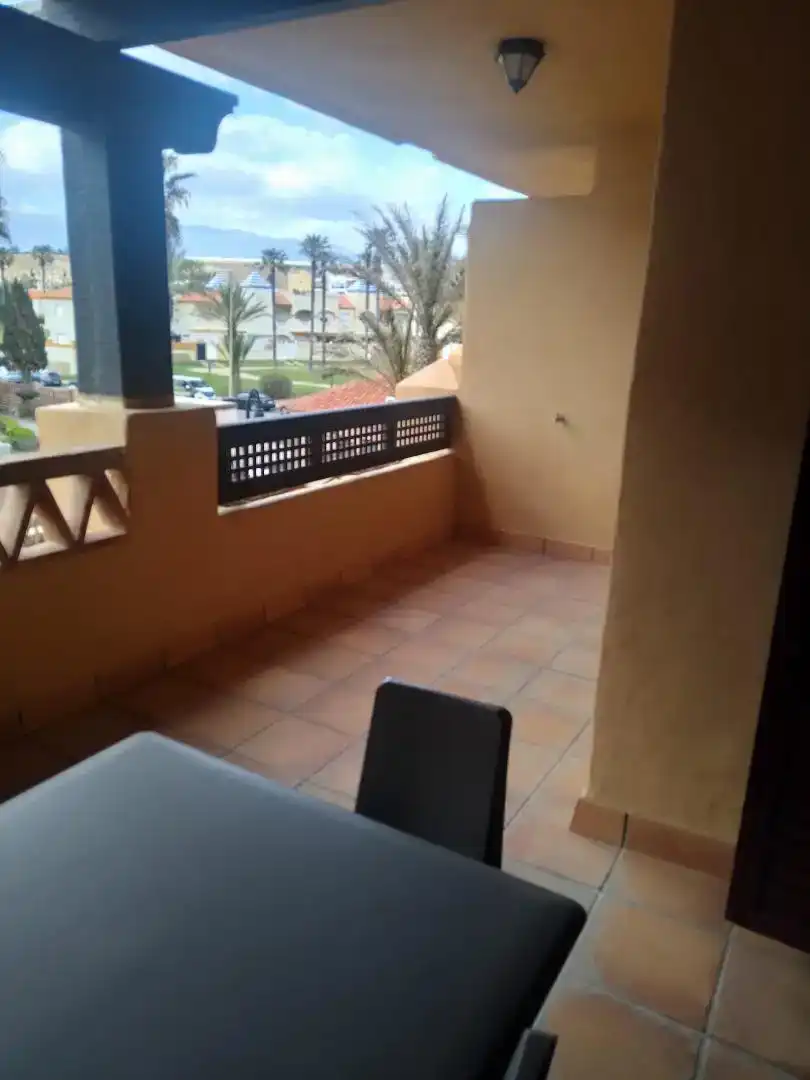 Terrassa de Apartament de lloguer en El Ejido amb Aire condicionat, Jardí privat i Parquet