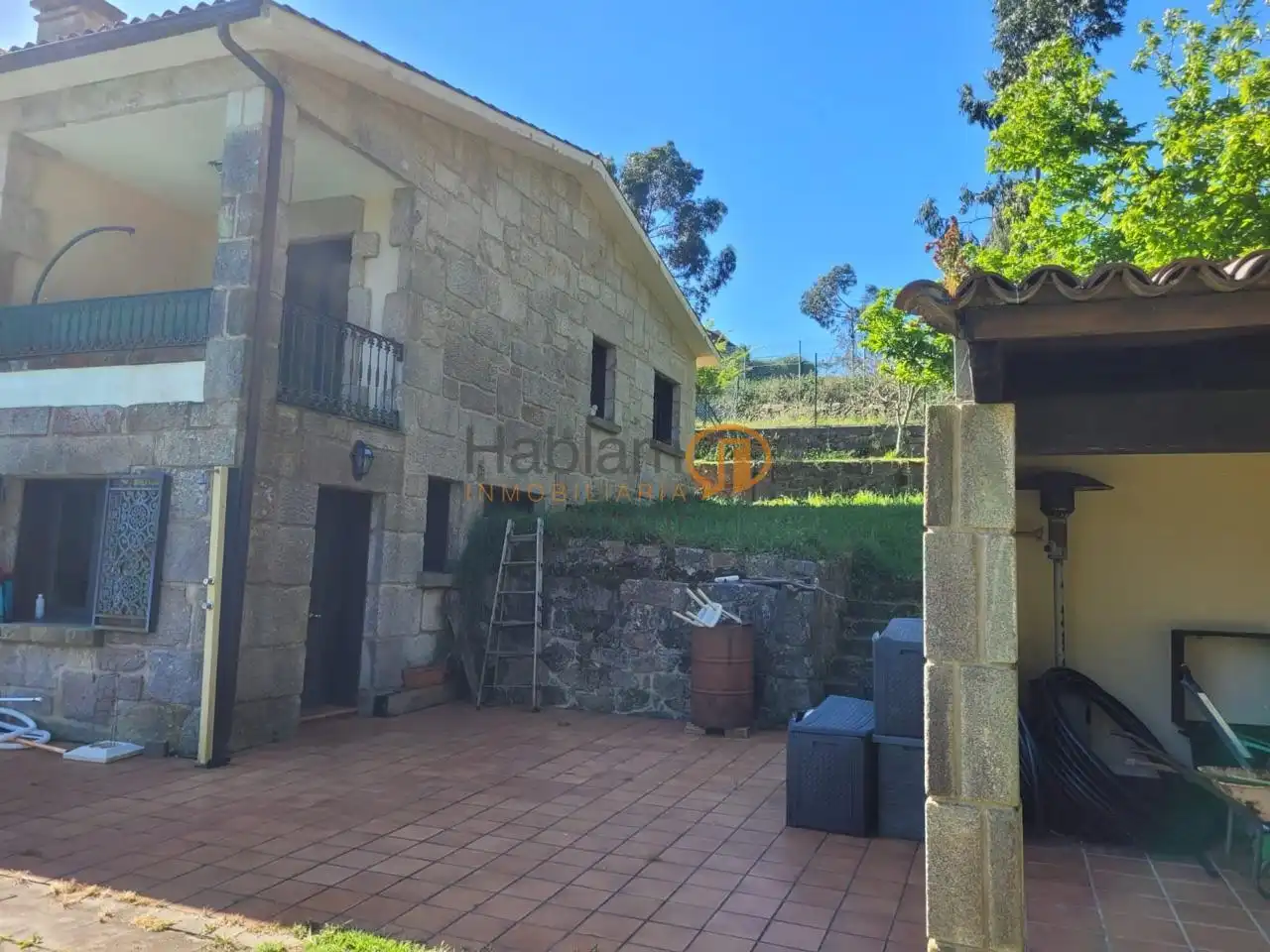 Exterior view of Houses for sale in O Grove    with Heating, Private garden and Parquet flooring