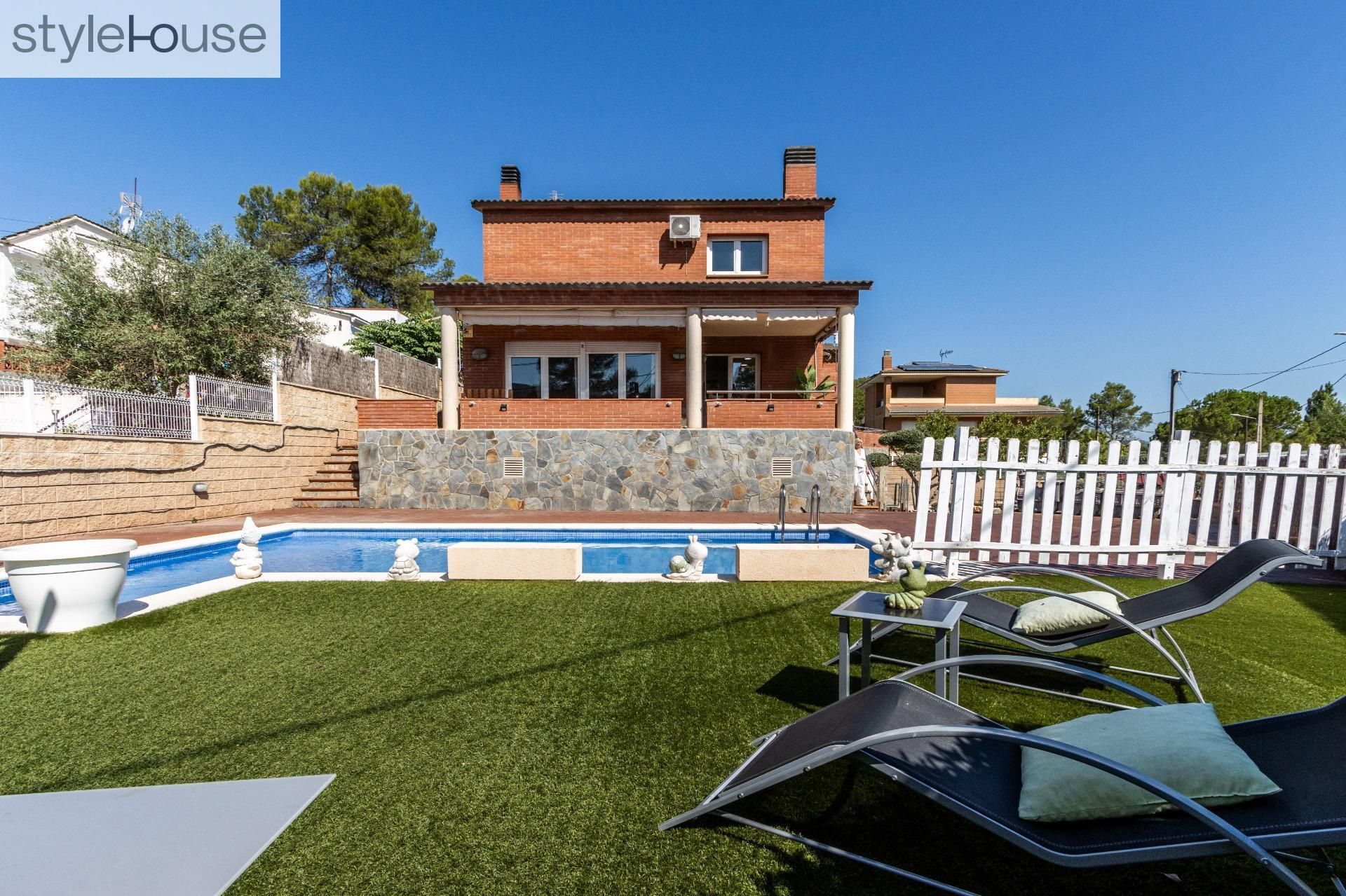 Jardí de Casa o xalet en venda en Vacarisses amb Calefacció, Jardí privat i Terrassa