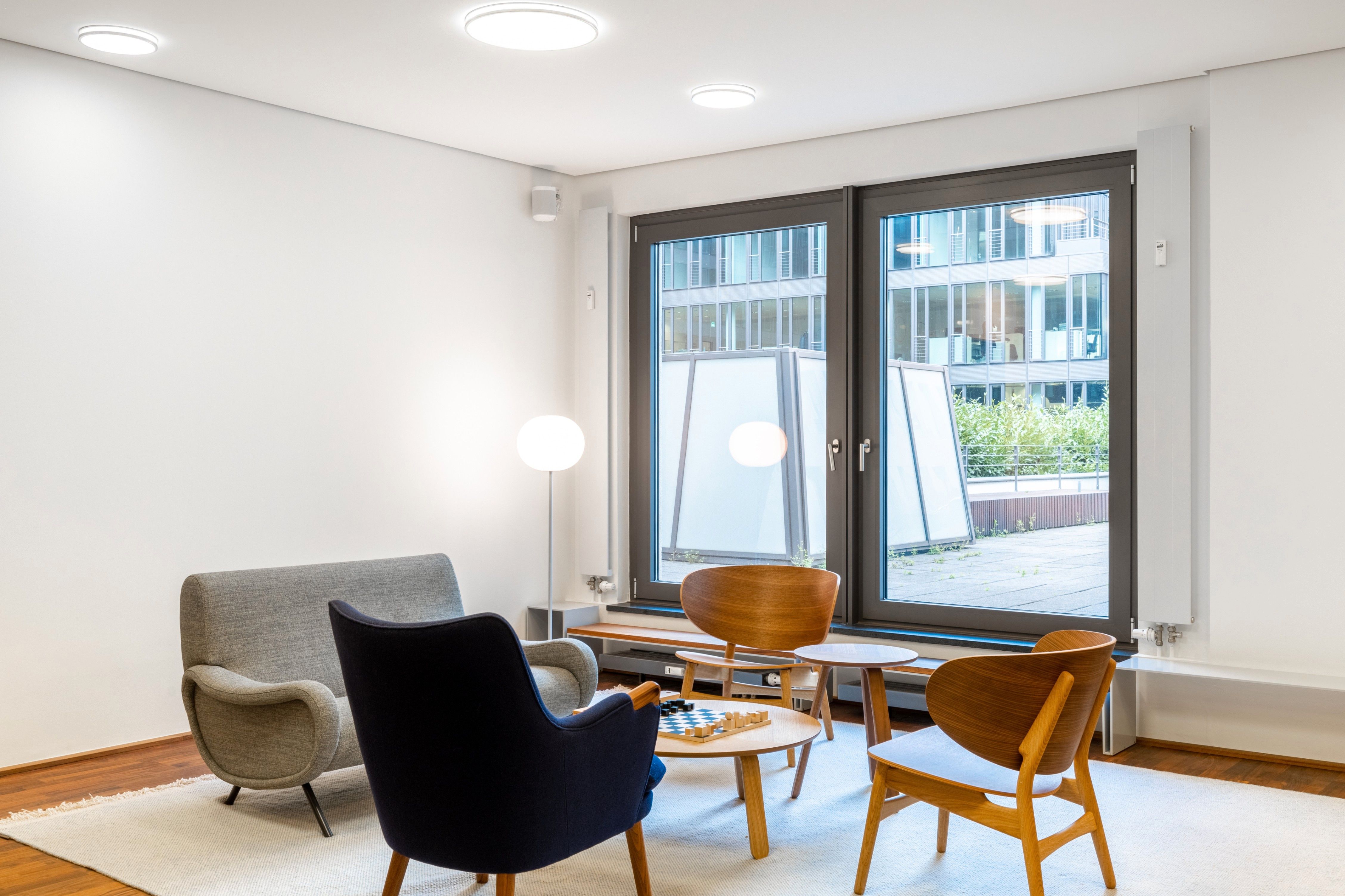Living room of Office to rent in A Coruña Capital   with Air Conditioner, Furnished and Balcony