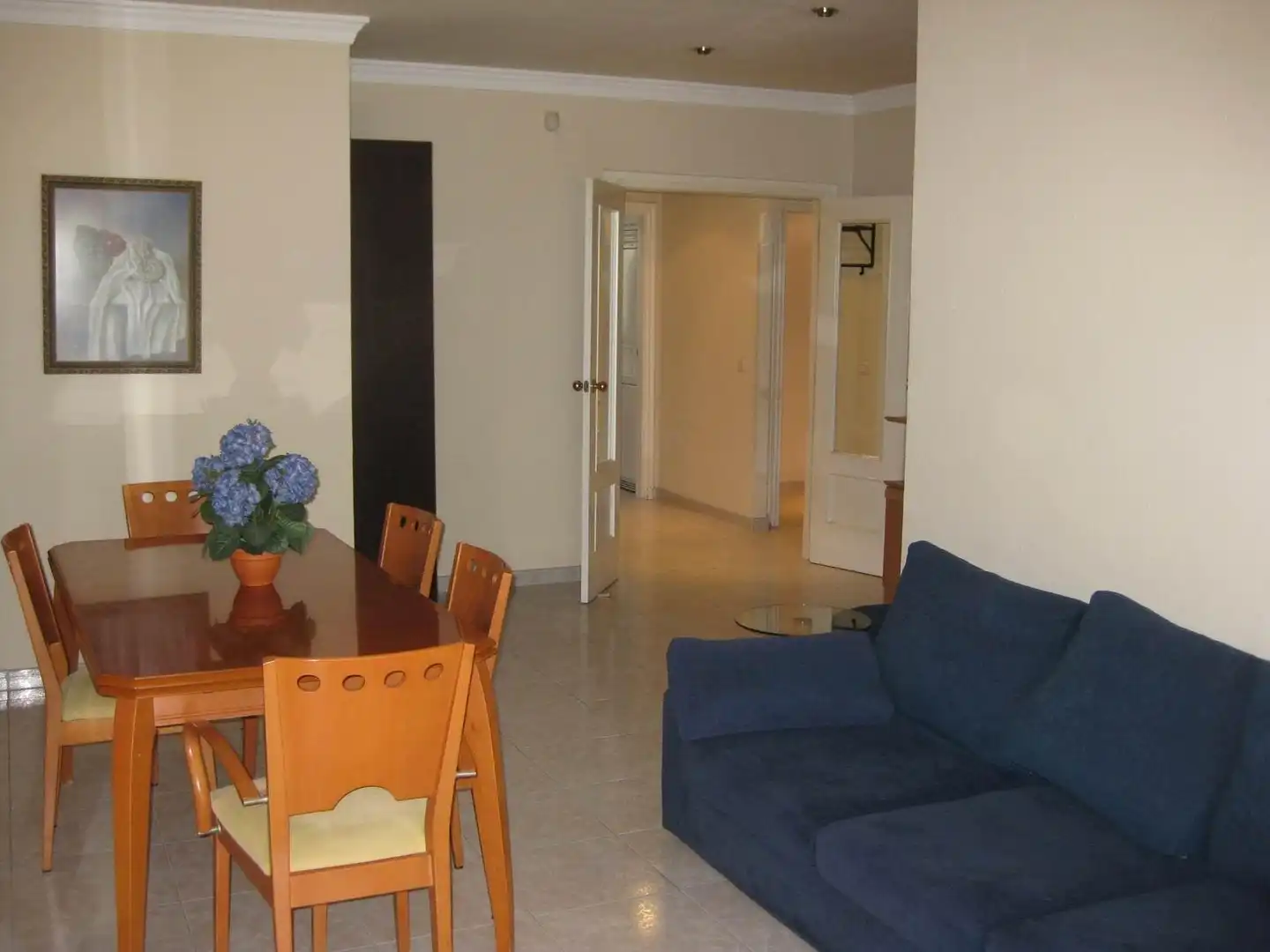 Sala de estar de Piso de alquiler en Torremolinos con Aire acondicionado, Parquet y Terraza