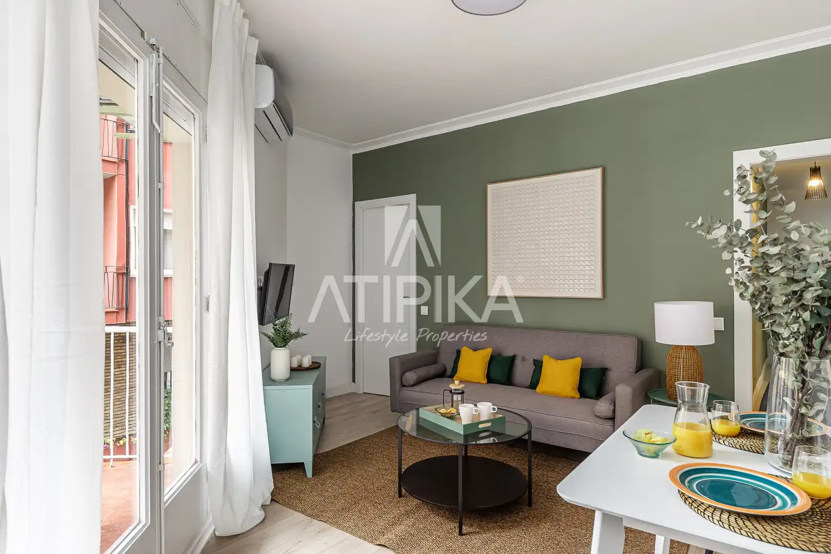 Bedroom of Flat for rent in Barcelona  with Air Conditioner, Heating and Parquet flooring