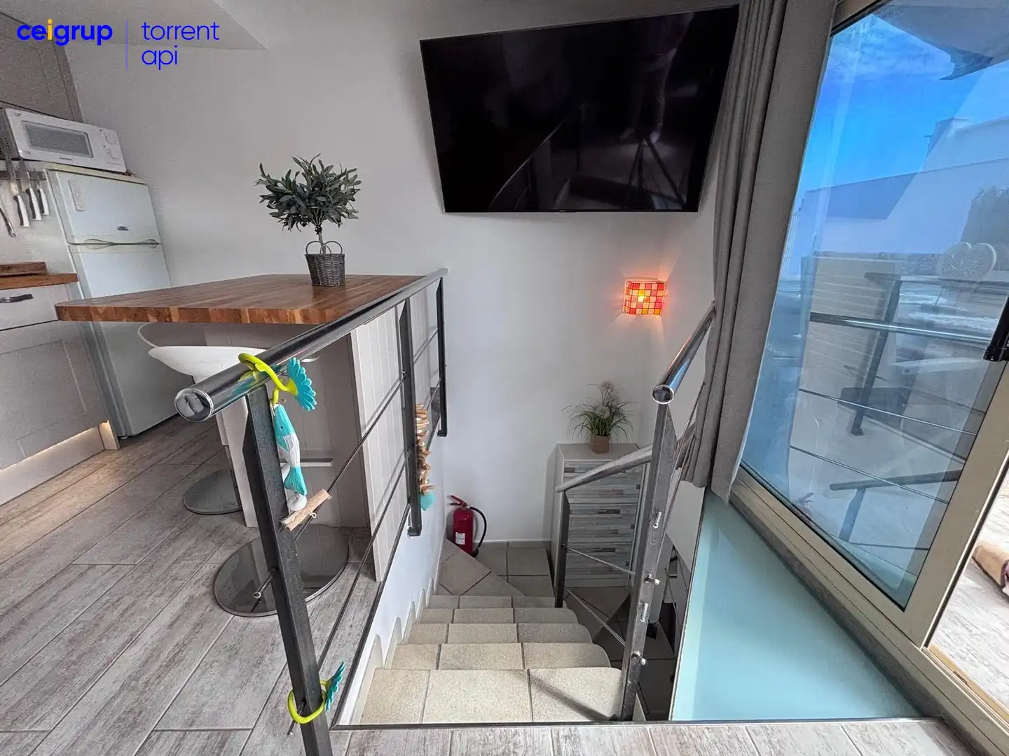 Balcony of Attic for sale in L'Escala  with Air Conditioner and Terrace
