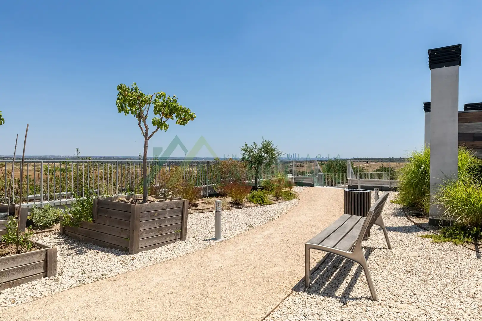 Terrace of Flat for rent in Las Rozas de Madrid  with Air Conditioner, Heating and Private garden