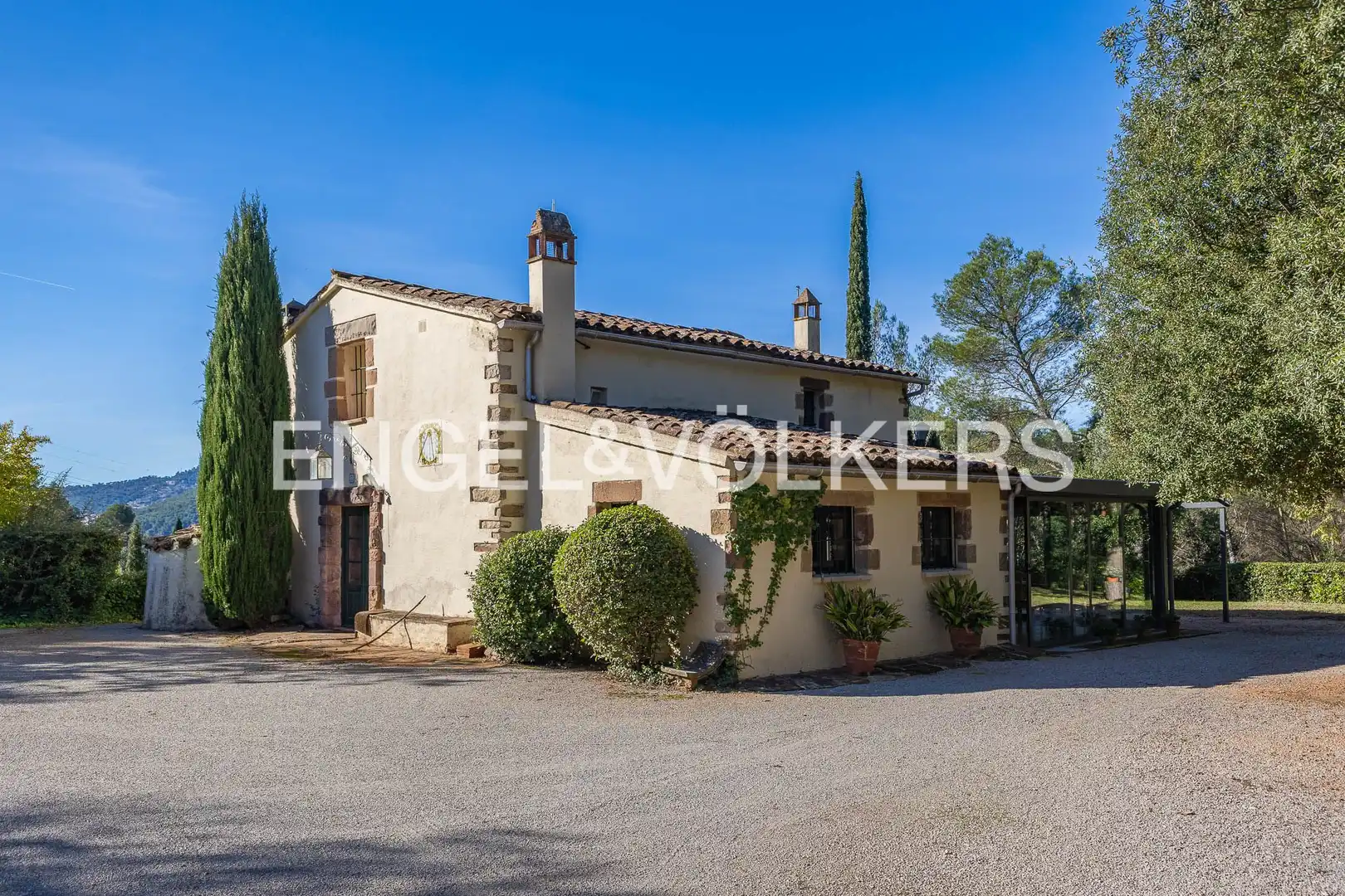 Vista exterior de Finca rústica en venda en Bigues i Riells del Fai amb Calefacció, Jardí privat i Terrassa