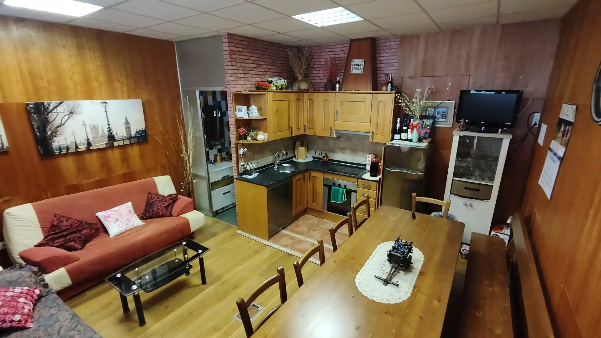 Cocina de Planta baja en venta en Salvatierra / Agurain con Parquet, Amueblado y Horno