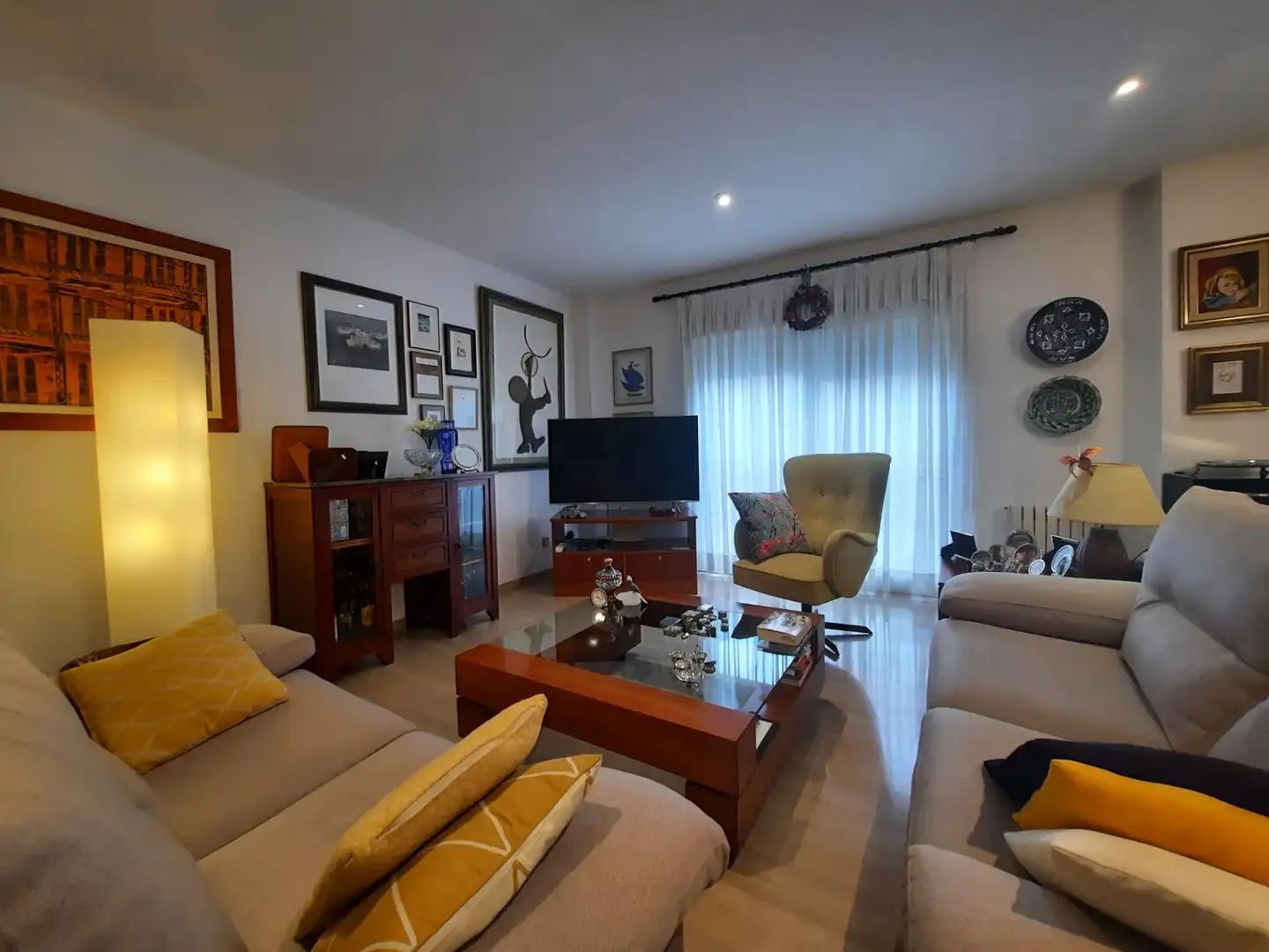 Wohnzimmer von Maisonette zum Verkauf in Castellón de la Plana / Castelló de la Plana mit Terrasse
