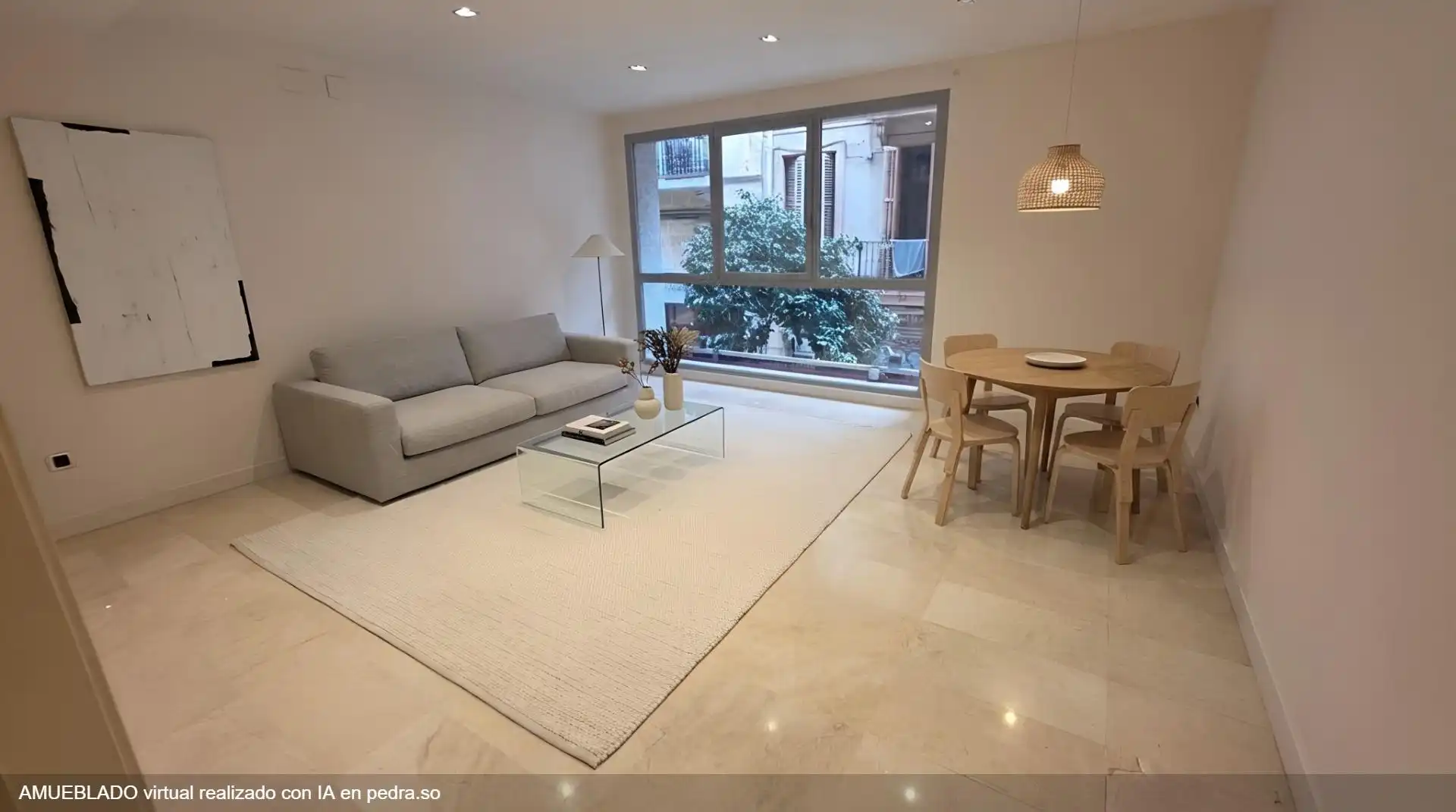 Sala de estar de Piso en venta en  Barcelona Capital