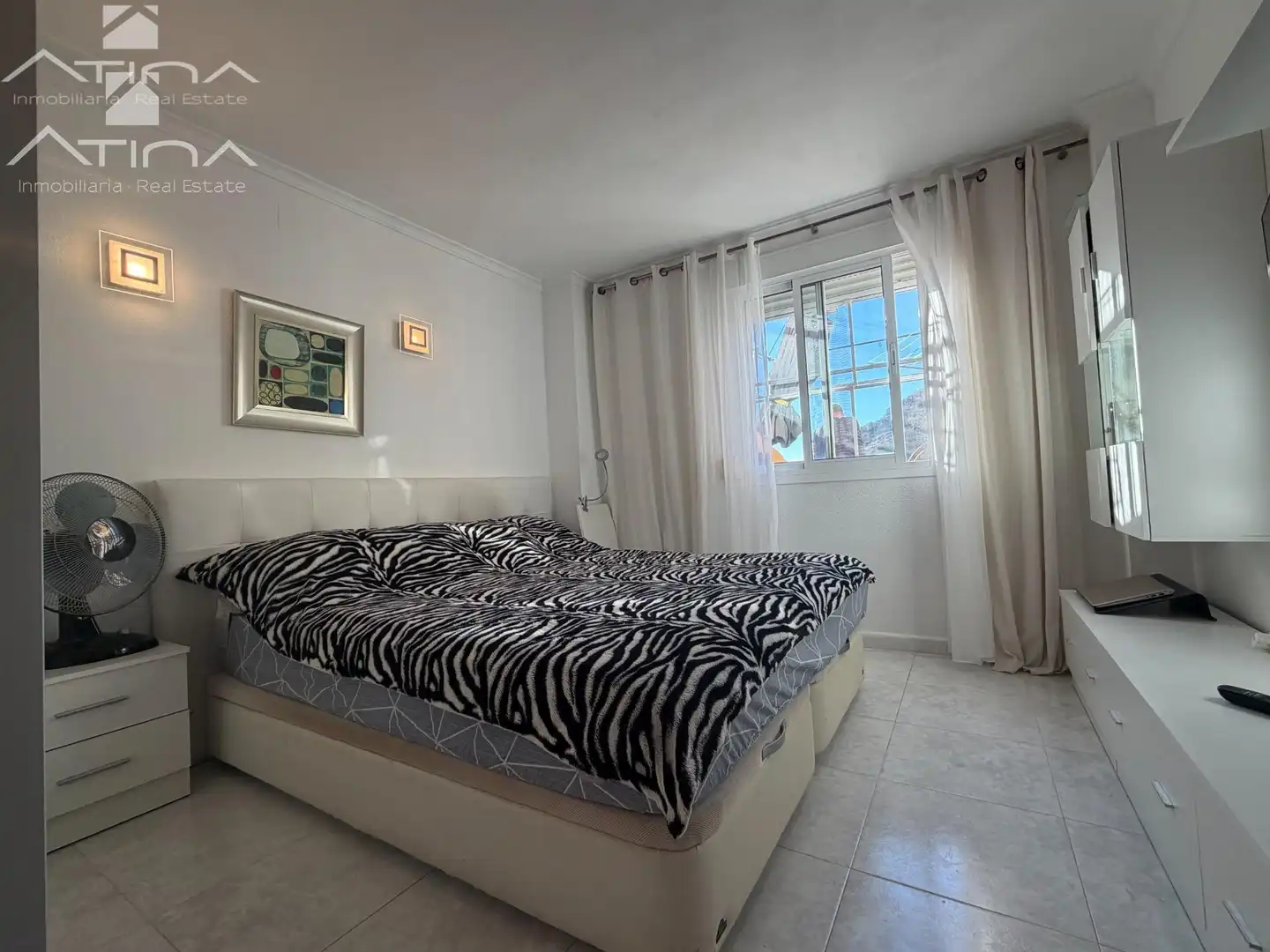 Dormitori de Apartament en venda en Benitachell / El Poble Nou de Benitatxell amb Aire condicionat, Jardí privat i Terrassa