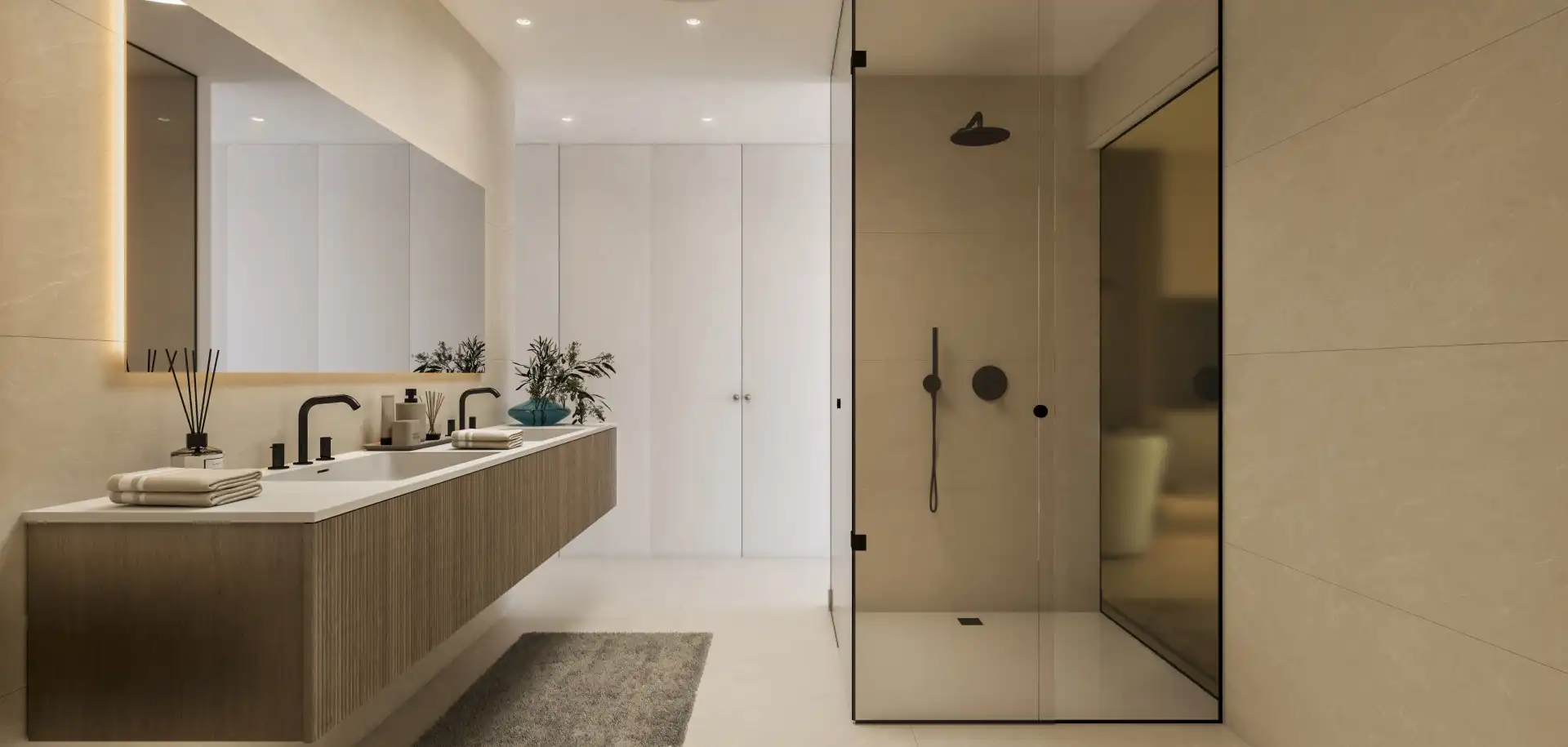 Bathroom of Attic for sale in Manilva  with Air Conditioner, Terrace and Swimming Pool