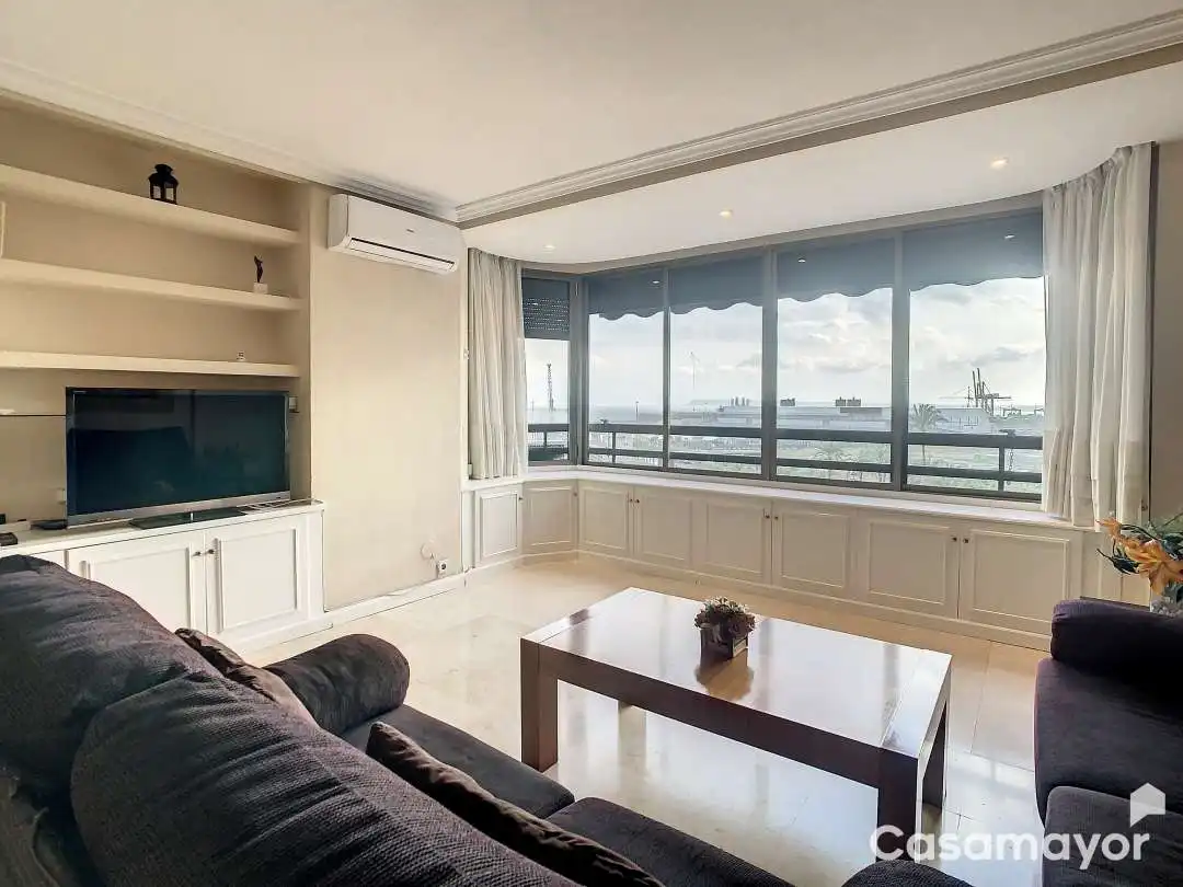 Sala de estar de Piso de alquiler en Alicante / Alacant con Aire acondicionado y Calefacción