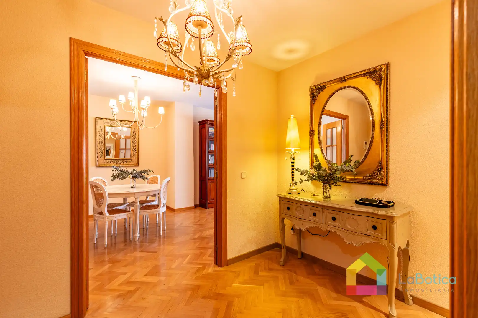 Dining room of Flat for sale in Toledo  with Heating, Parquet flooring and Washing machine