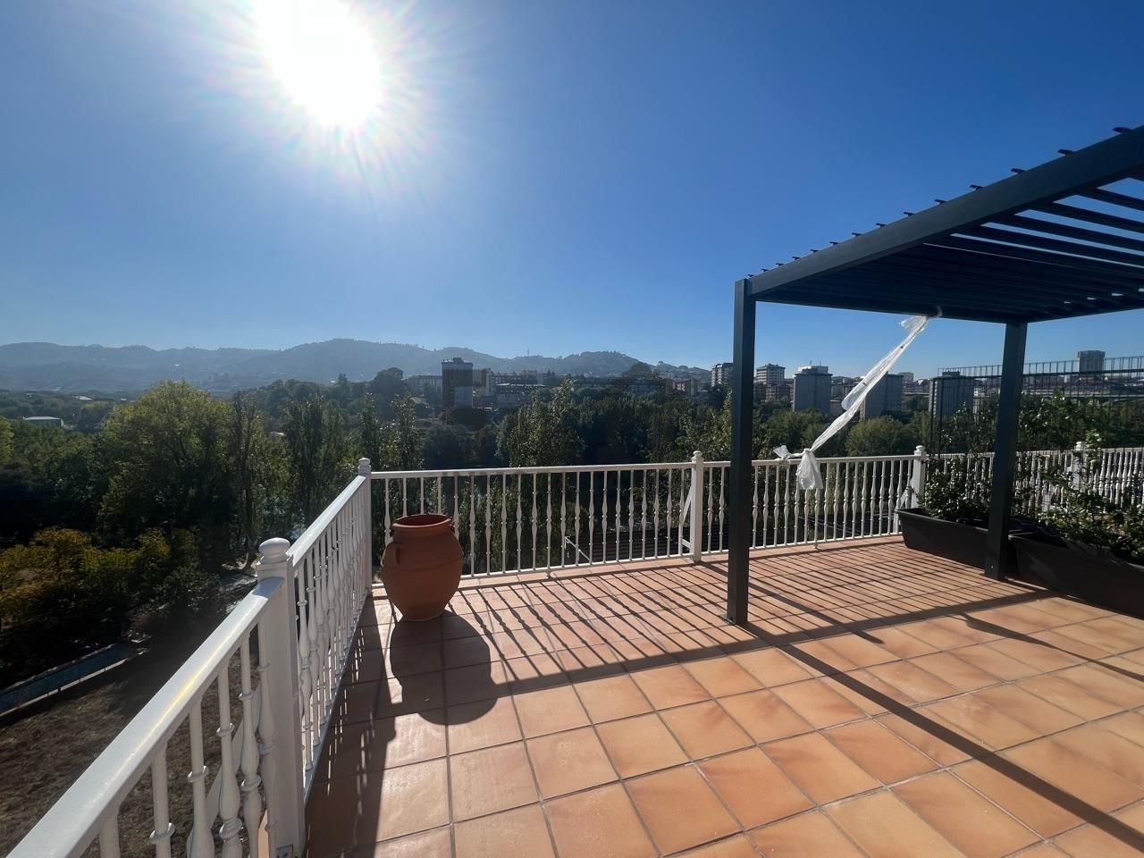 Terrace of Apartment to rent in Ourense Capital   with Heating, Parquet flooring and Terrace