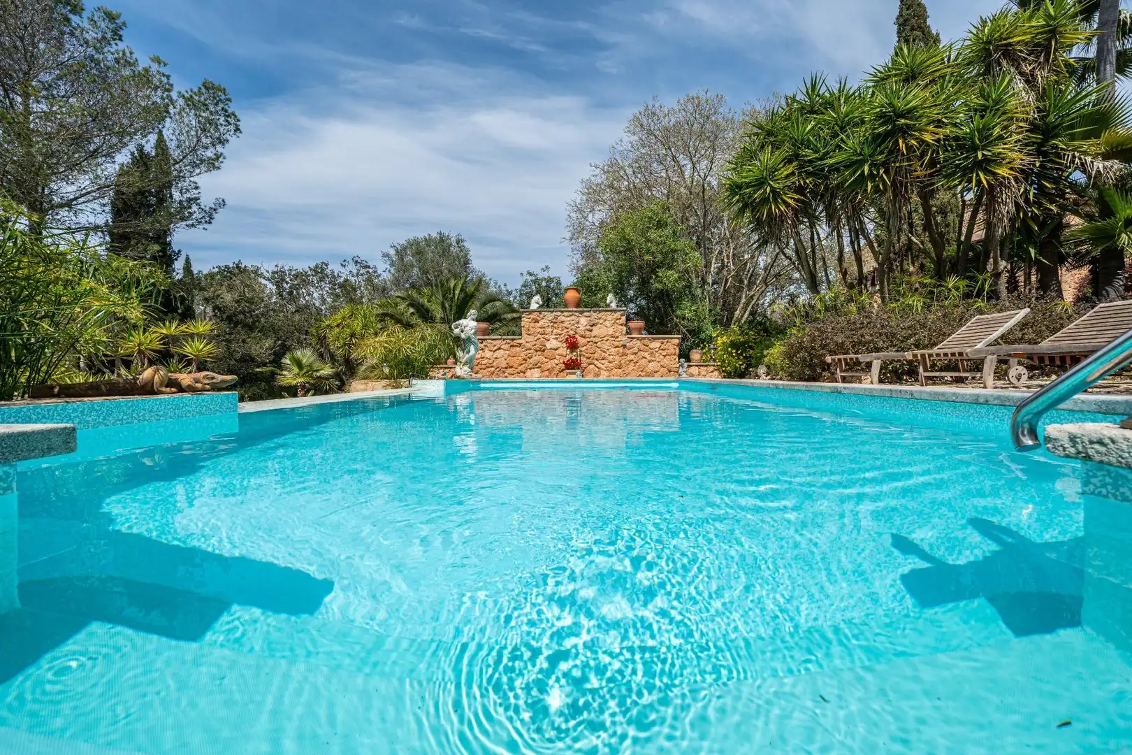 Piscina de Finca rústica en venta en Algaida con Aire acondicionado, Calefacción y Jardín privado