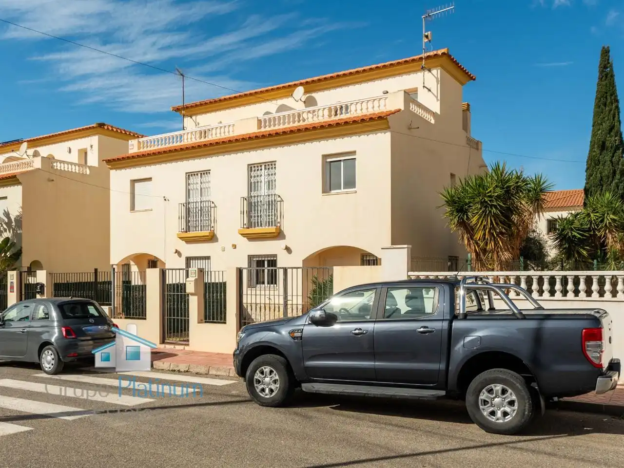 Vista exterior de Casa adosada en venta en Pulpí con Aire acondicionado, Jardín privado y Trastero