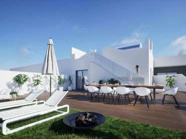 Penthouse mit Pool zum Verkauf in Benijófar