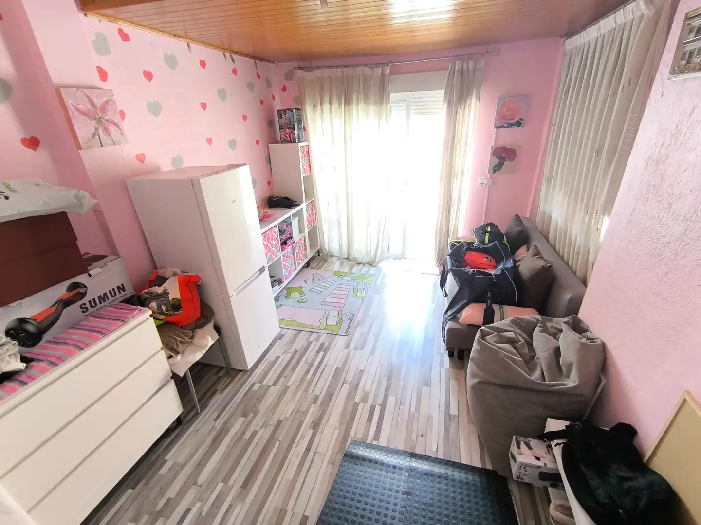 Schlafzimmer von Einfamilien-Reihenhaus zum Verkauf in Meco mit Heizung, Privatgarten und Parkett
