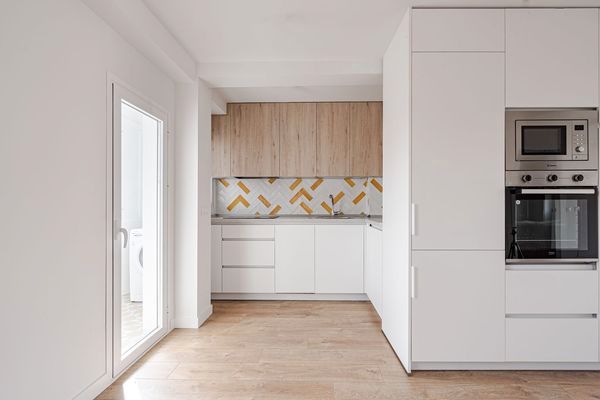 Kitchen of Flat for sale in Getafe  with Air Conditioner, Heating and Terrace
