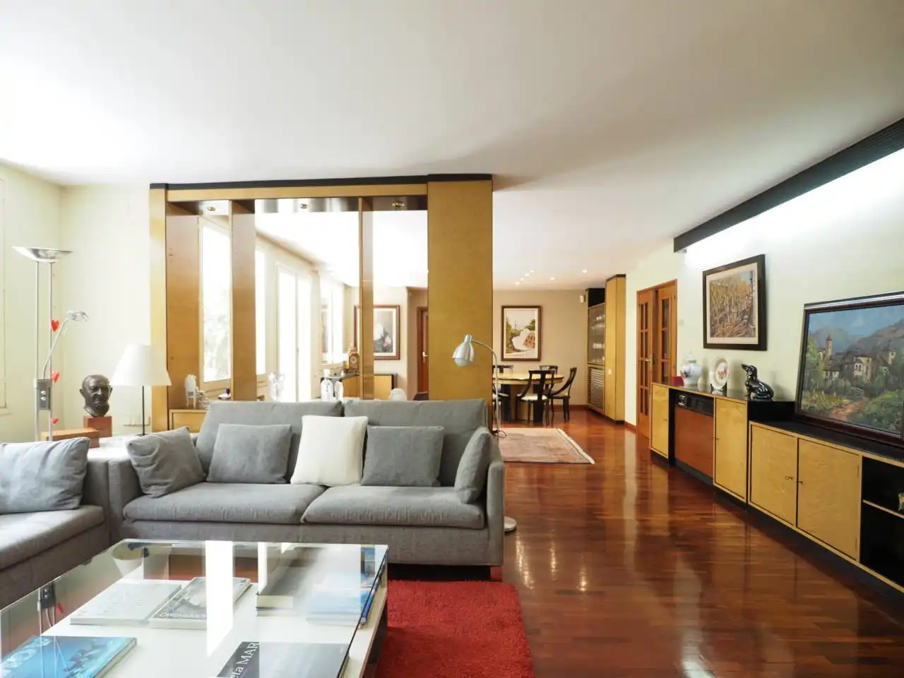 Wohnzimmer von Wohnung zum Verkauf in Granollers mit Heizung, Parkett und Terrasse