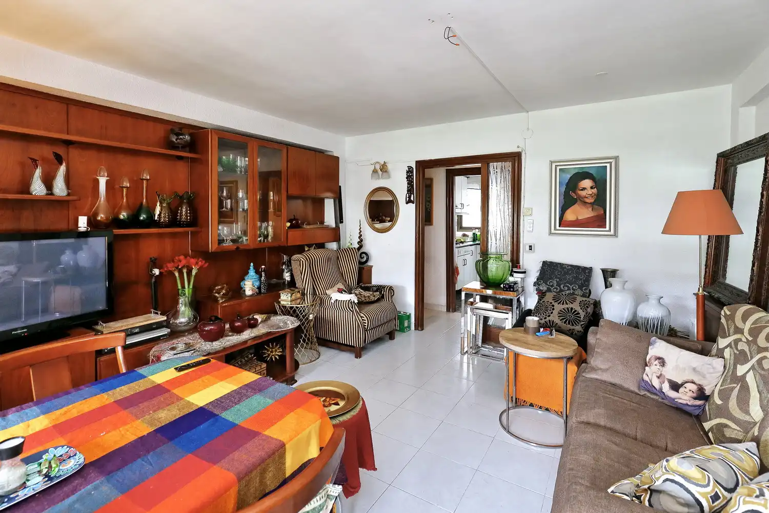 Living room of Flat for sale in Barcelona  with Heating, Oven and Balcony
