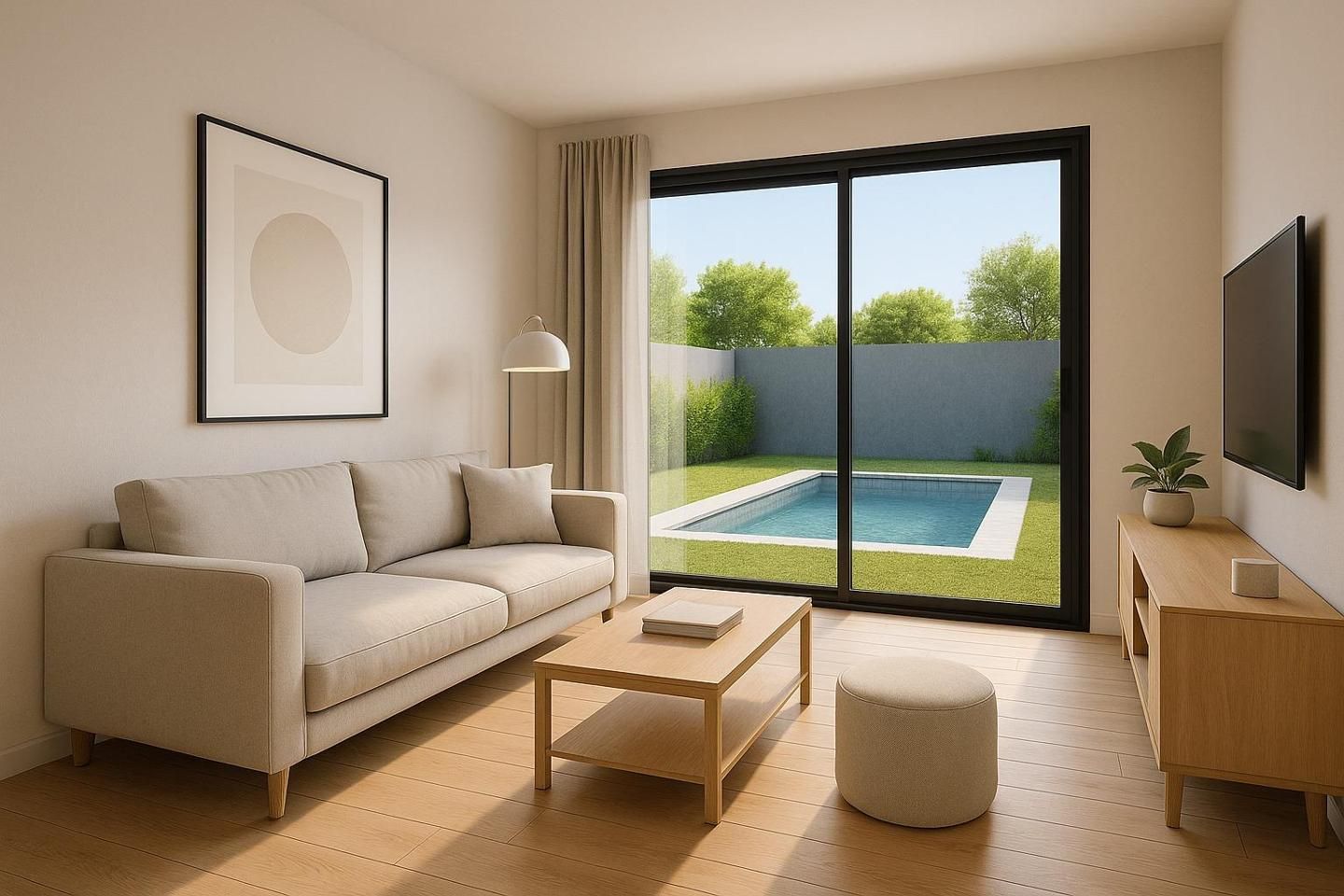 Piscina de Casa o chalet en venta en Oliva de Mérida