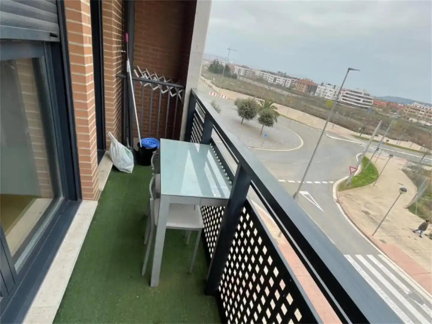 Terrasse von Wohnungen zur Miete in Lardero mit Privatgarten, Parkett und Abstellraum