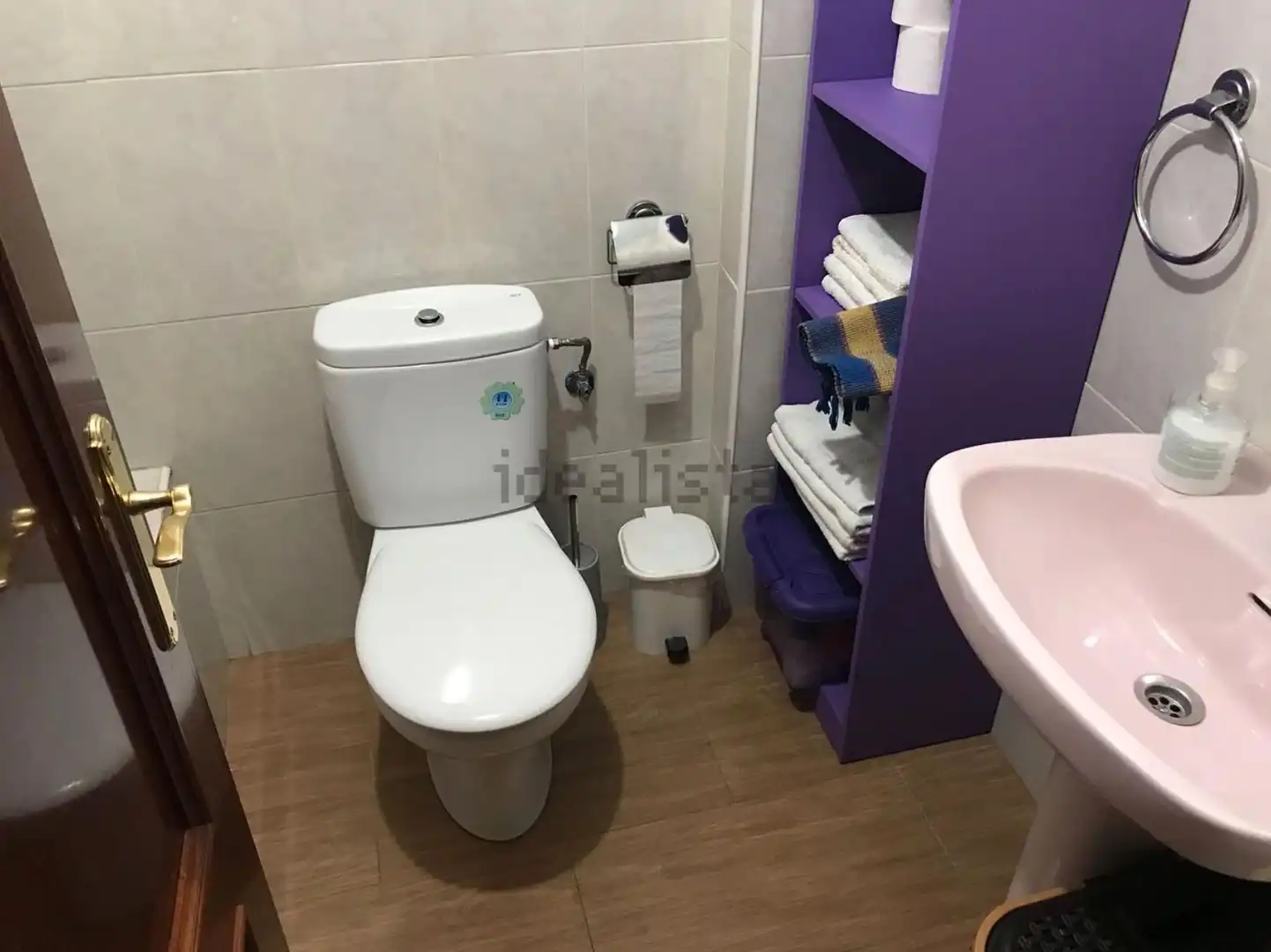 Baño de Piso de alquiler en Málaga con Aire acondicionado, Amueblado y Balcón