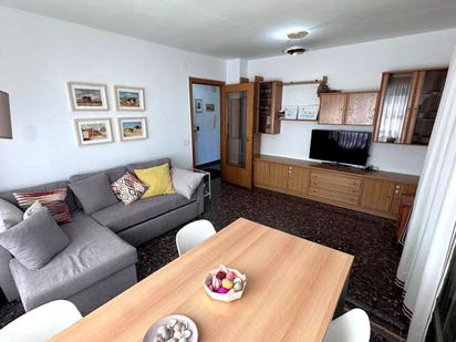 Living room of Flat to rent in Benicasim / Benicàssim  with Terrace, Furnished and Community pool