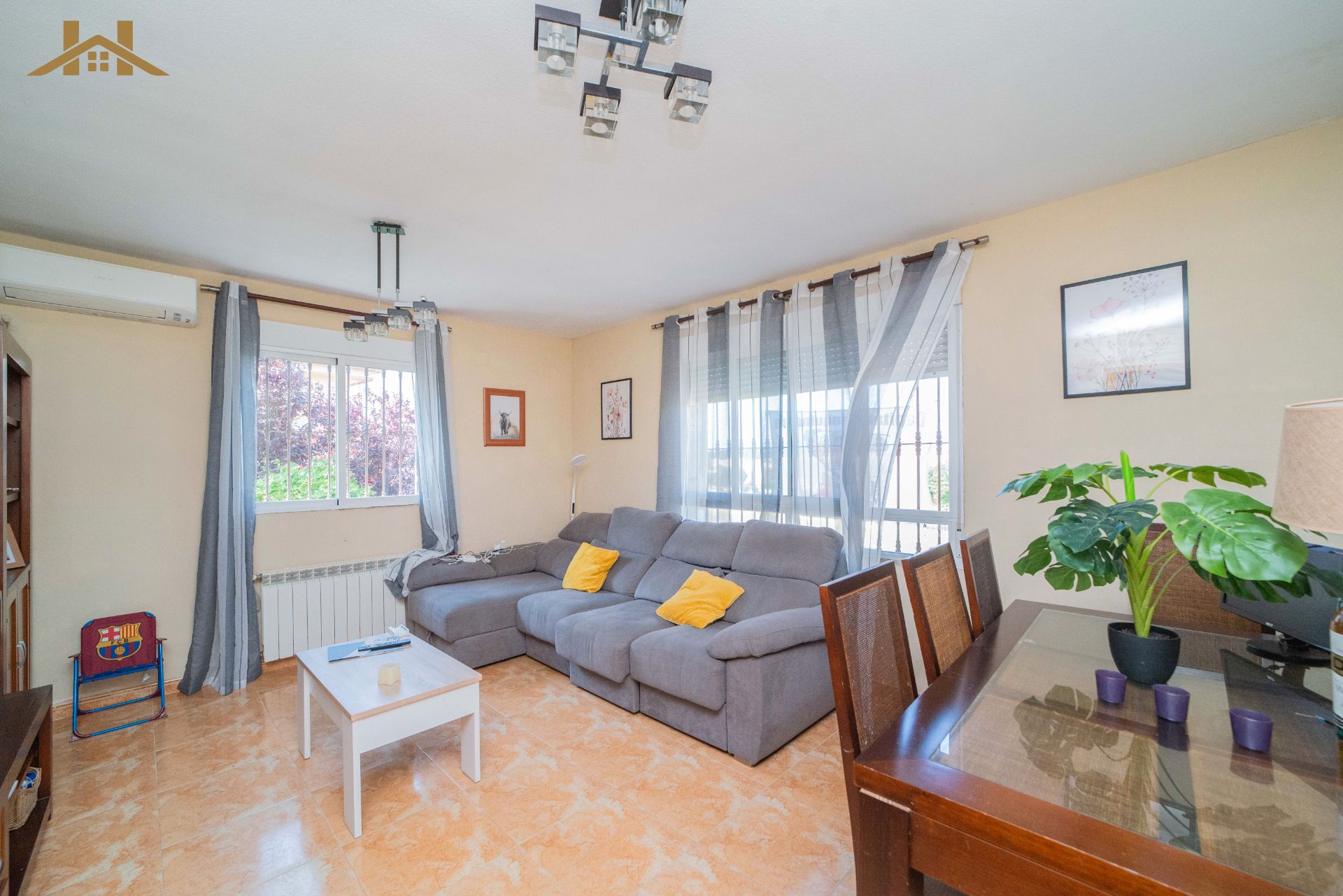 Living room of House or chalet for sale in Villamantilla  with Air Conditioner, Heating and Private garden